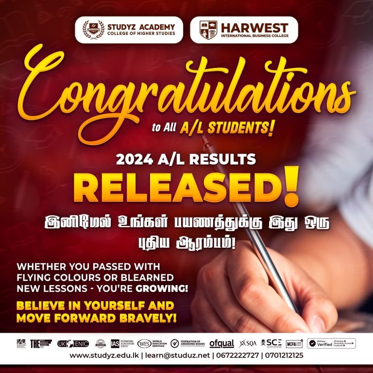 Congratulations to All A/L Students on Your Results!