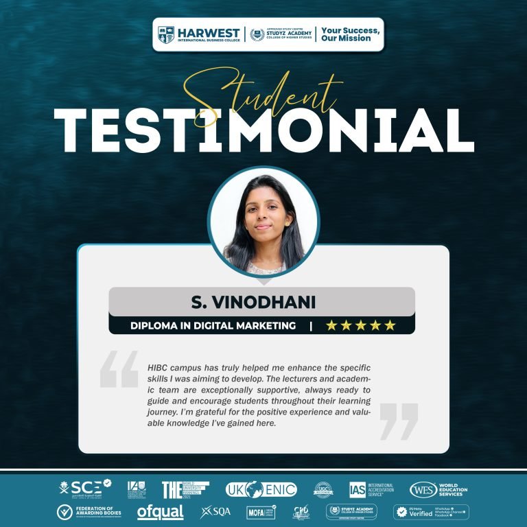 Learner Journey | Diploma in Digital Marketing | S. Vinodhani