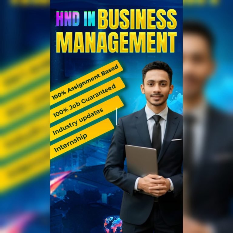 HND IN BUSINESS MANAGEMENT – Build Your Future as a Leader!
