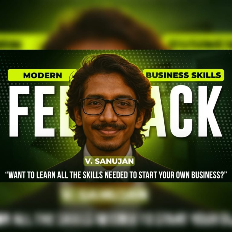 Feedback | Modern Business Skills | Mr. V. Sanujan | Harwest International Business College
