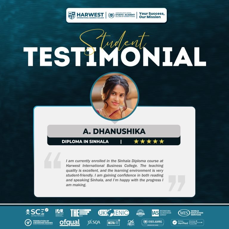 Learner Journey | Diploma in Sinhala | A. Dhanushika