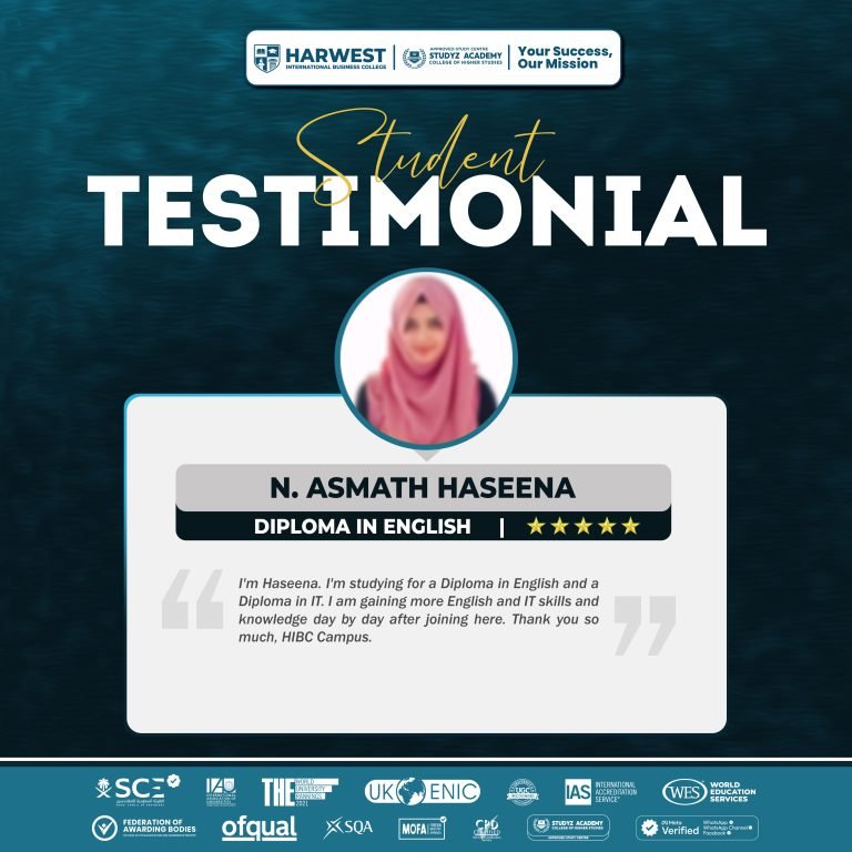 Learner Journey | Diploma in English| N. Asmath Haseena