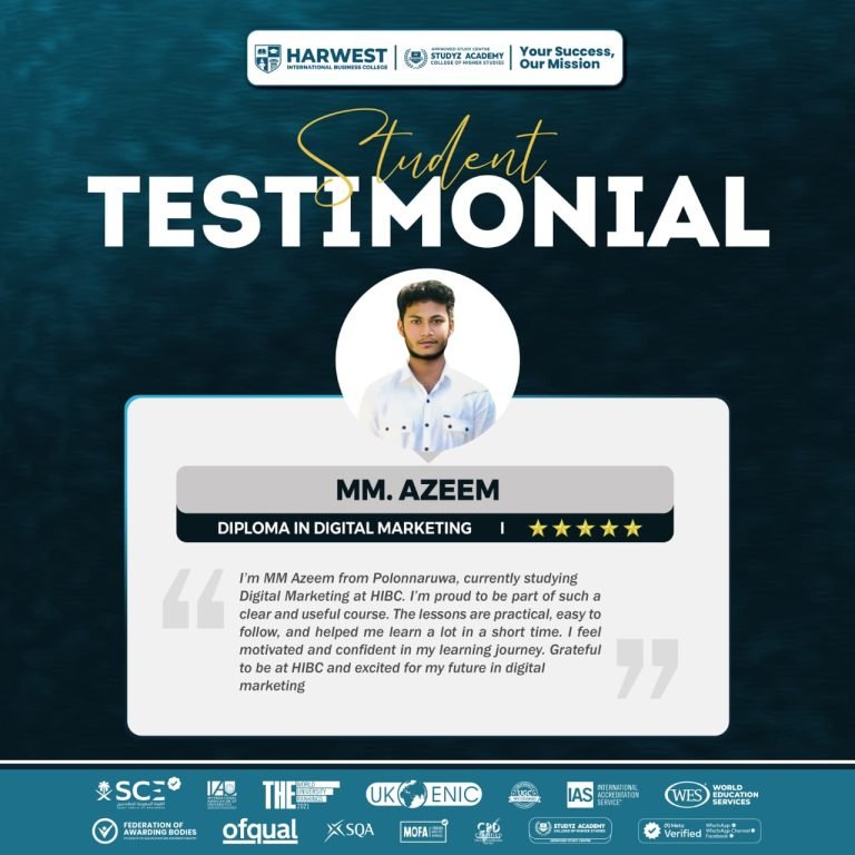Learner Journey | Diploma in Digital Marketing |MM. Azeem