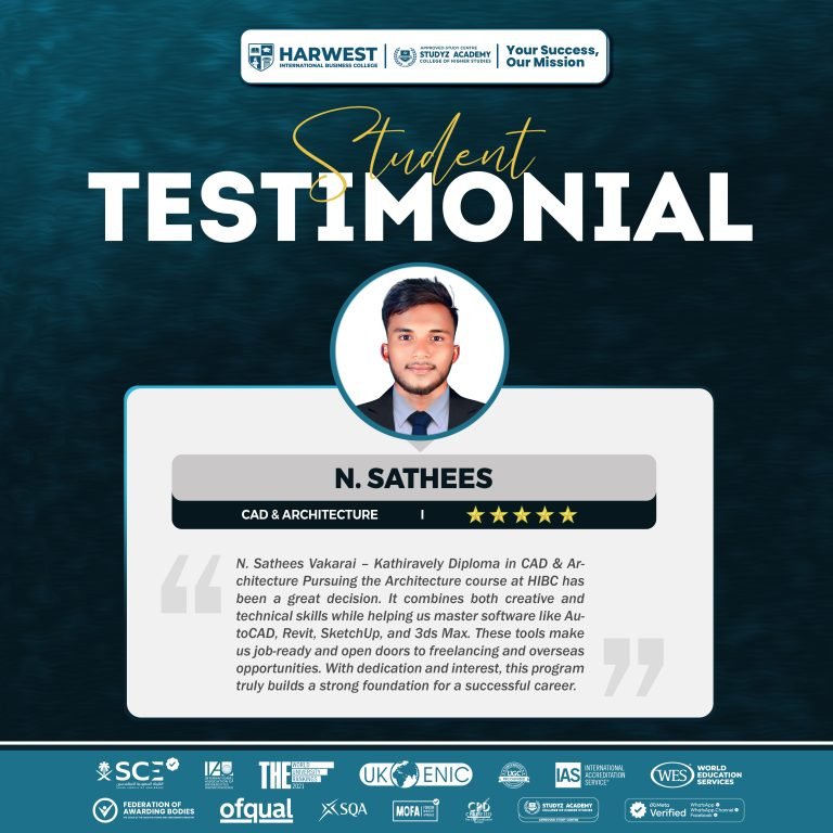 𝐇𝐞𝐚𝐫 𝐟𝐫𝐨𝐦 𝐎𝐮𝐫 𝐒𝐭𝐮𝐝𝐞𝐧𝐭! | 𝐃𝐢𝐩𝐥𝐨𝐦𝐚 𝐢𝐧 𝐂𝐀𝐃 𝐚𝐧𝐝 𝐀𝐫𝐜𝐡𝐢𝐭𝐞𝐜𝐭𝐮𝐫𝐞 | 𝐍. 𝐒𝐀𝐓𝐇𝐄𝐄𝐒𝐇