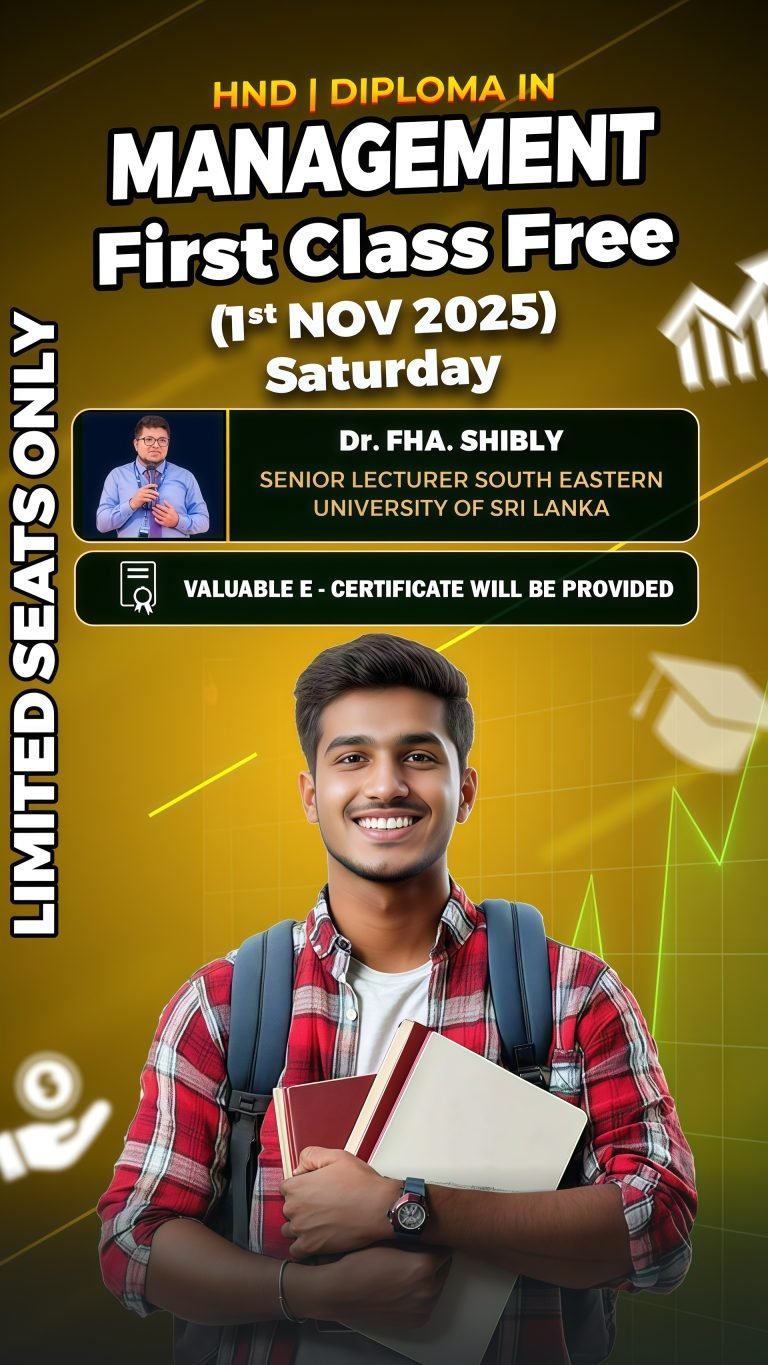 𝐇𝐞𝐚𝐫 𝐟𝐫𝐨𝐦 𝐎𝐮𝐫 𝐒𝐭𝐮𝐝𝐞𝐧𝐭! | HND / Diploma in Management | First Class Free!