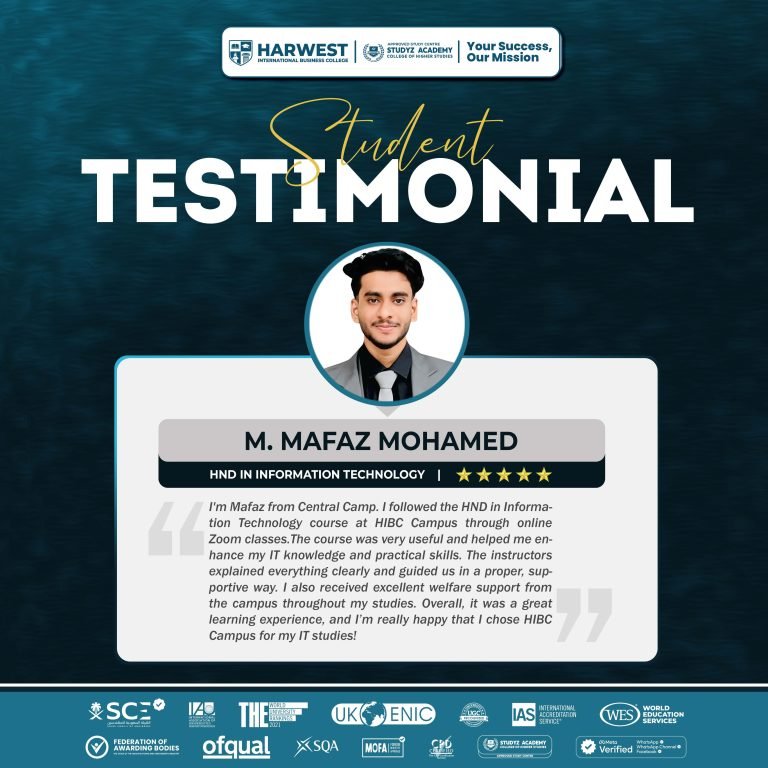 𝐇𝐞𝐚𝐫 𝐟𝐫𝐨𝐦 𝐎𝐮𝐫 𝐒𝐭𝐮𝐝𝐞𝐧𝐭! | 𝐇𝐍𝐃 𝐢𝐧 𝐈𝐧𝐟𝐨𝐫𝐦𝐚𝐭𝐢𝐨𝐧 𝐓𝐞𝐜𝐡𝐧𝐨𝐥𝐨𝐠𝐲 | 𝐌. 𝐌𝐚𝐟𝐚𝐳 𝐌𝐨𝐡𝐚𝐦𝐞𝐝