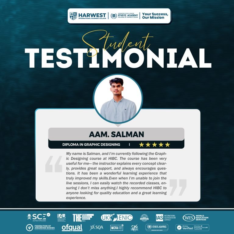 𝐇𝐞𝐚𝐫 𝐟𝐫𝐨𝐦 𝐎𝐮𝐫 𝐒𝐭𝐮𝐝𝐞𝐧𝐭! | 𝐃𝐢𝐩𝐥𝐨𝐦𝐚 𝐢𝐧 𝐆𝐫𝐚𝐩𝐡𝐢𝐜 𝐃𝐞𝐬𝐢𝐠𝐧𝐢𝐧𝐠 | 𝐀𝐀𝐌. 𝐒𝐚𝐥𝐦𝐚𝐧