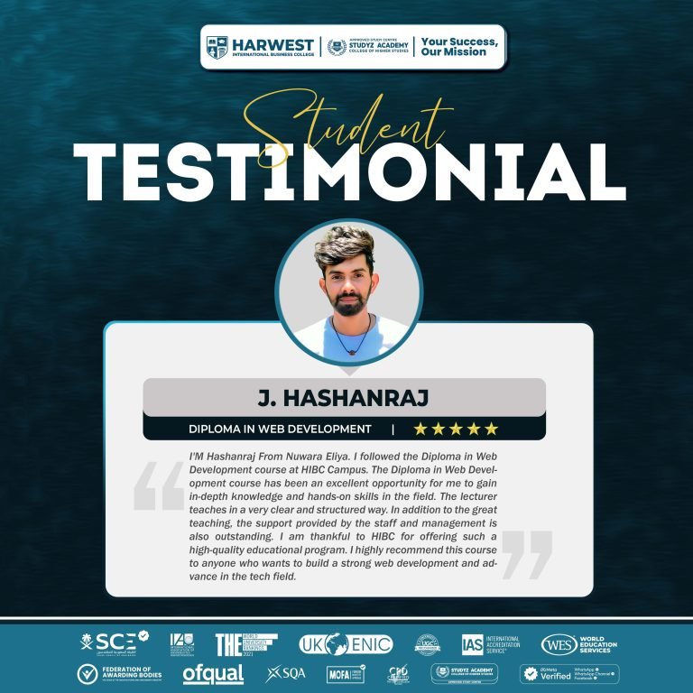 𝐇𝐞𝐚𝐫 𝐟𝐫𝐨𝐦 𝐎𝐮𝐫 𝐒𝐭𝐮𝐝𝐞𝐧𝐭! | 𝐃𝐢𝐩𝐥𝐨𝐦𝐚 𝐢𝐧 𝐖𝐞𝐛 𝐃𝐞𝐯𝐞𝐥𝐨𝐩𝐦𝐞𝐧𝐭 | 𝐉.𝐇𝐚𝐬𝐡𝐚𝐧𝐫𝐚𝐣