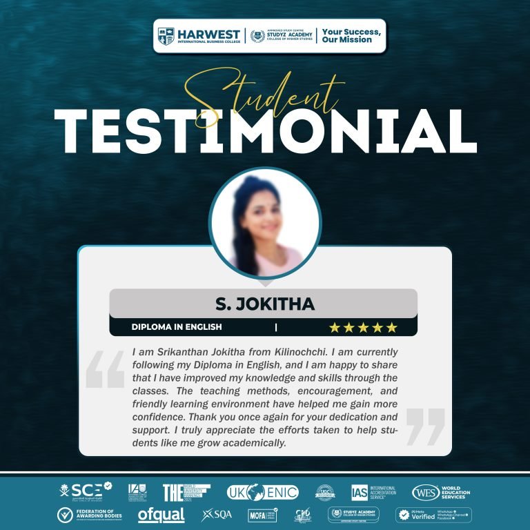 𝐋𝐞𝐚𝐫𝐧𝐞𝐫 𝐉𝐨𝐮𝐫𝐧𝐞𝐲 | 𝐃𝐢𝐩𝐥𝐨𝐦𝐚 𝐢𝐧 𝐄𝐧𝐠𝐥𝐢𝐬𝐡 | 𝐒. 𝐉𝐨𝐤𝐢𝐭𝐡𝐚