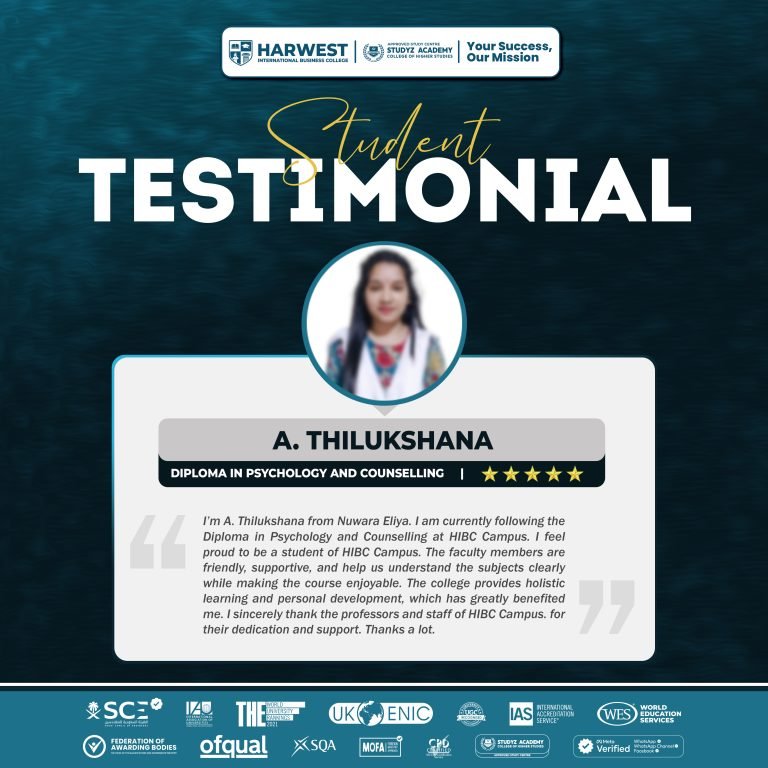 𝐋𝐞𝐚𝐫𝐧𝐞𝐫 𝐉𝐨𝐮𝐫𝐧𝐞𝐲 | 𝐃𝐢𝐩𝐥𝐨𝐦𝐚 𝐢𝐧 𝐏𝐬𝐲𝐜𝐡𝐨𝐥𝐨𝐠𝐲 𝐚𝐧𝐝 𝐂𝐨𝐮𝐧𝐬𝐞𝐥𝐥𝐢𝐧𝐠 | 𝐀. 𝐓𝐡𝐢𝐥𝐮𝐤𝐬𝐡𝐚𝐧𝐚