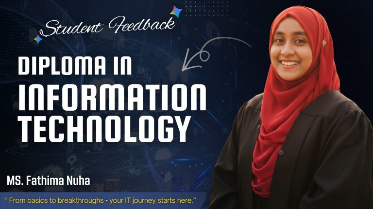 𝐇𝐞𝐚𝐫 𝐟𝐫𝐨𝐦 𝐎𝐮𝐫 𝐒𝐭𝐮𝐝𝐞𝐧𝐭! | 𝐃𝐢𝐩𝐥𝐨𝐦𝐚 𝐢𝐧 𝐈𝐧𝐟𝐨𝐫𝐦𝐚𝐭𝐢𝐨𝐧 𝐓𝐞𝐜𝐡𝐧𝐨𝐥𝐨𝐠𝐲 | 𝐌𝐢𝐬𝐬. 𝐌𝐒. 𝐅𝐚𝐭𝐡𝐢𝐦𝐚 𝐍𝐮𝐡𝐚