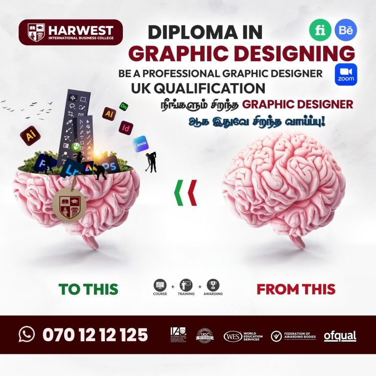 Learn Graphic Design, Work Online & Earn Globally with Harwest International Business College!